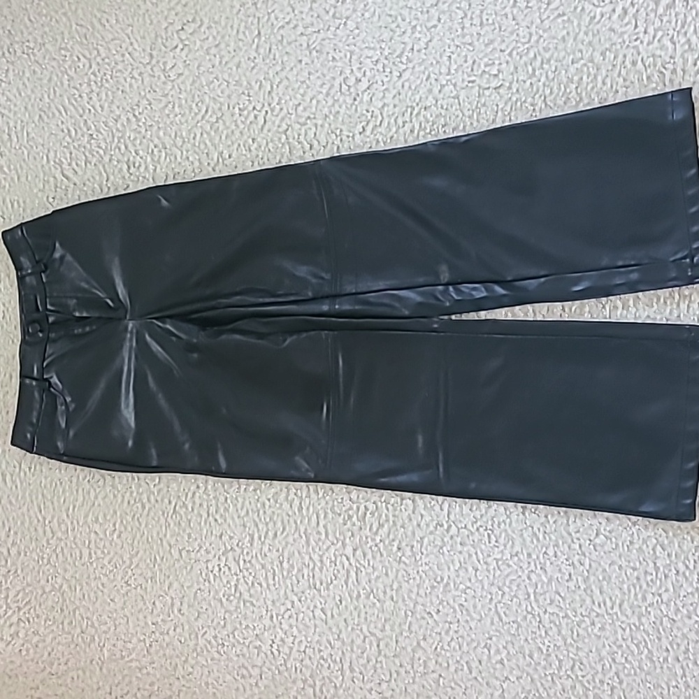 Black Pleather Pants